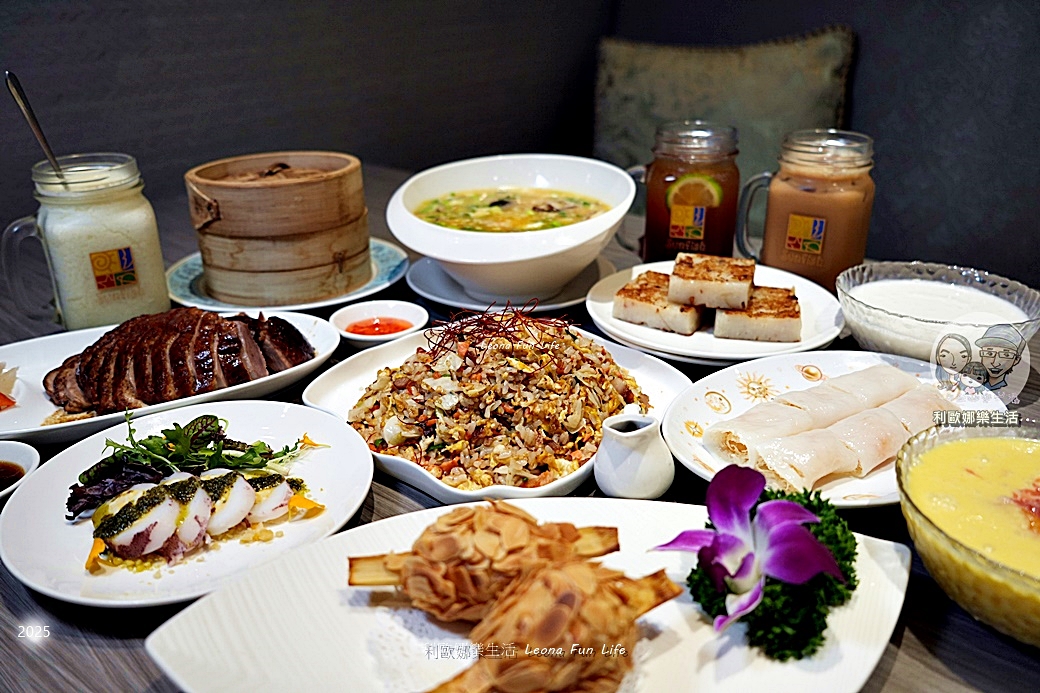 台中東區美食|瀚熙軒茶餐廳-置身博物館吃港點！港式手作創意料理，三人套餐激推櫻桃烤鴨、麟片蔗蝦，親子聚餐一日遊