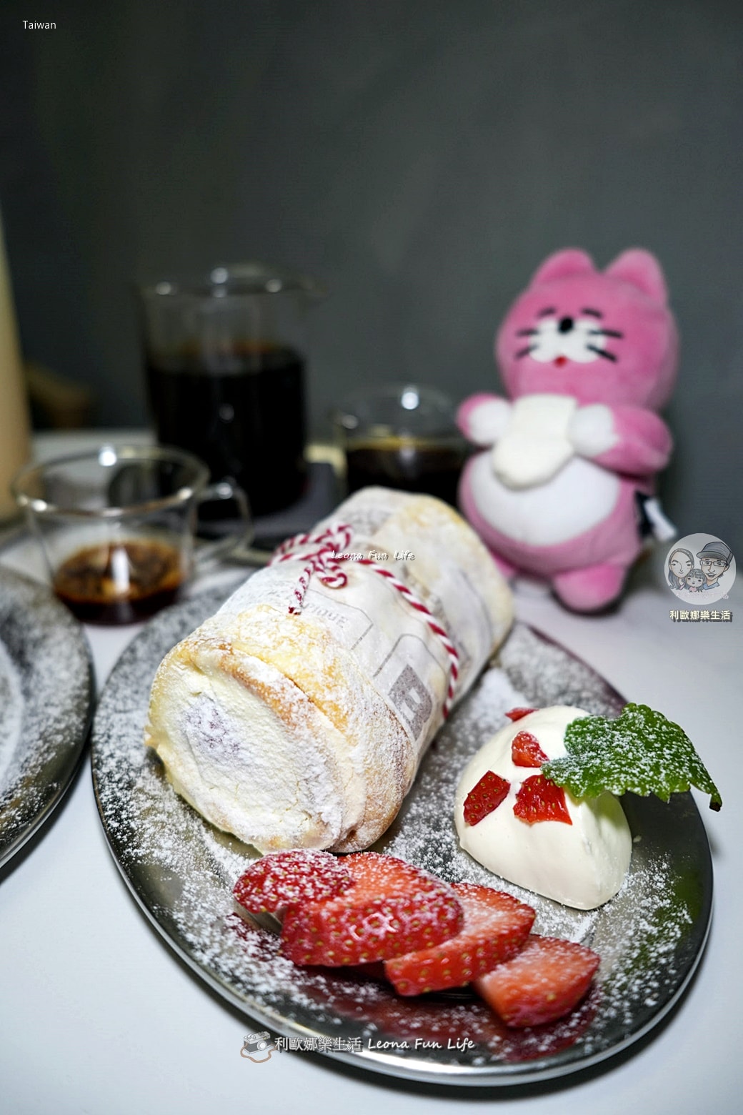 行天宮必訪咖啡廳｜珈琲部 COFFEE & CO-開箱韓國女團同款毛巾卷，季節限定草莓、招牌蝸牛捲，還有萌貓坐鎮！