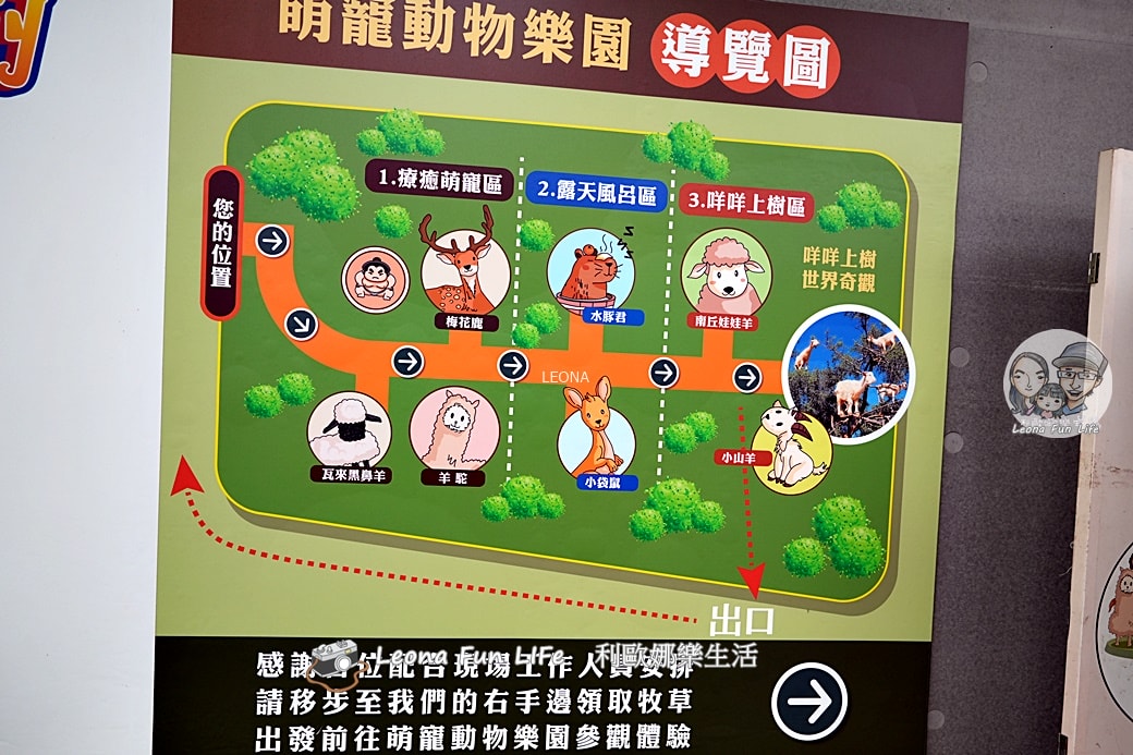 嘉義親子景點｜咩咩上樹萌寵樂園：森林版動物園！挑戰高空滑索、被笑笑羊包圍，故宮南院旁停車超方便