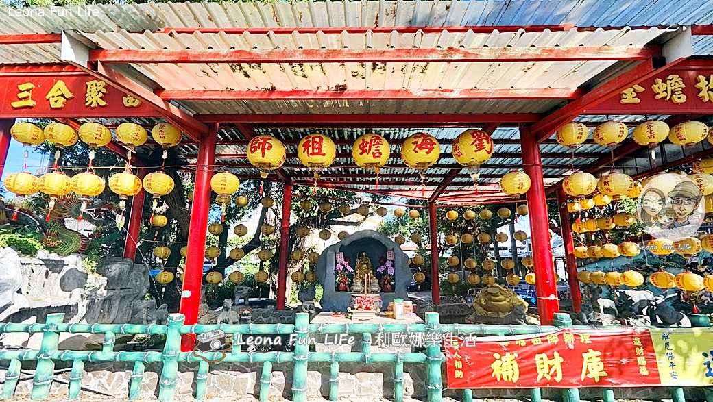 太平求偏財秘境|新坪里福德正神祠：求金雞金蟾蜍、拜劉海蟾祖師與十二生肖許願池！