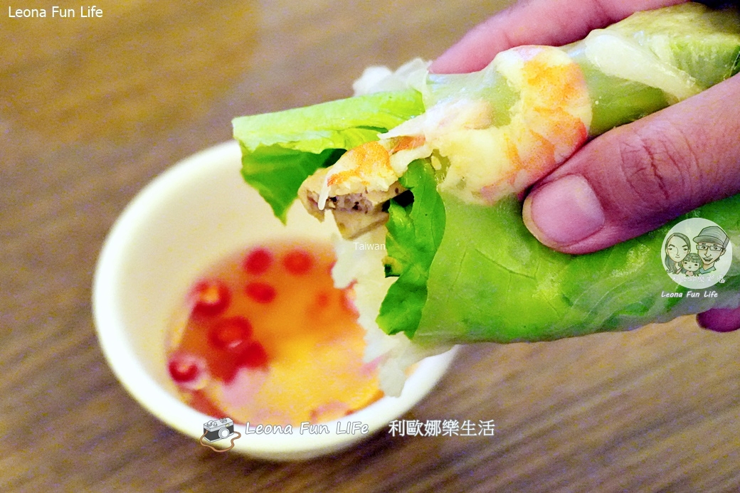 台中中區異國美食｜Hello Vietnam 河內美食-米線拼盤、烤肉串與炸春捲必點，必比登平價美食
