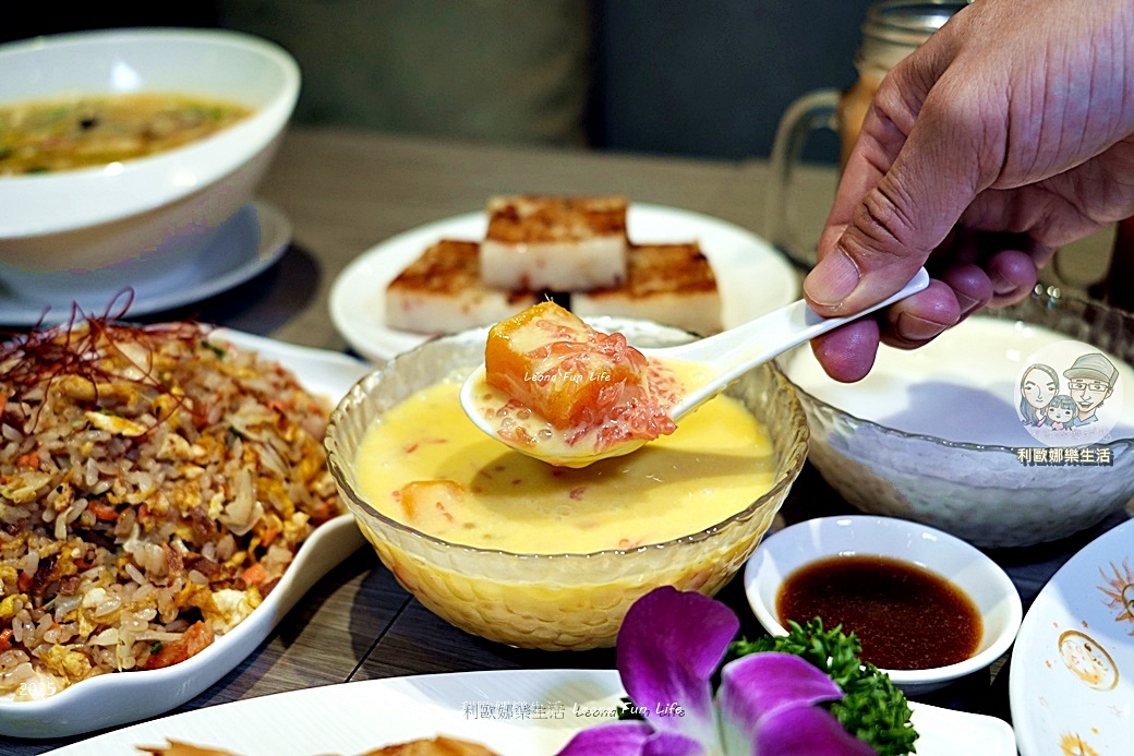 台中東區美食|瀚熙軒茶餐廳-置身博物館吃港點！港式手作創意料理，三人套餐激推櫻桃烤鴨、麟片蔗蝦，親子聚餐一日遊